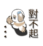 シーズー犬 『台湾の言葉』（個別スタンプ：22）