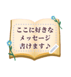 中に文字が打てる♥春の花♡フレーム（個別スタンプ：6）