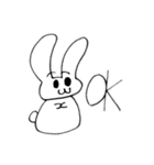 日常生活 兎ちゃん（個別スタンプ：3）