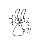日常生活 兎ちゃん（個別スタンプ：24）