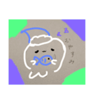丸っこいアザラシさん（個別スタンプ：4）