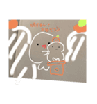 丸っこいアザラシさん（個別スタンプ：15）