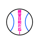 野球ボール シンプル日常 スタンプ（個別スタンプ：33）