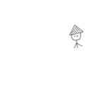 末代さん 黒三角編（個別スタンプ：7）