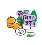 ほっぺハートくまちゃんの丁寧なあいさつ（個別スタンプ：27）