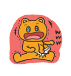 ほっぺハートくまちゃんの丁寧なあいさつ（個別スタンプ：40）