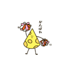 おいしくなさそうなえびとチーズ（個別スタンプ：22）