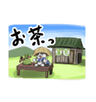 三度笠ねこスタンプ（個別スタンプ：16）