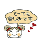 ♡キュートGIRL♡ [春＆敬語]（個別スタンプ：25）