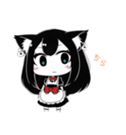 ねこ娘。（個別スタンプ：4）