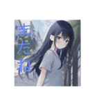 志奈さん、小学生の頃（個別スタンプ：7）