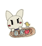 しろねこライフ（個別スタンプ：1）