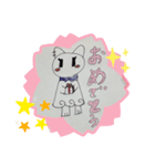 しろねこライフ2（個別スタンプ：13）