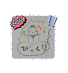 ゆるかわ雪だるま（個別スタンプ：9）