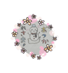 ゆるかわ雪だるま（個別スタンプ：10）