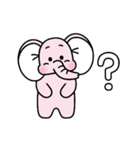 Baby elephant ブルミちゃんの日常（個別スタンプ：3）