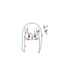 白い生命体（オリキャラ）（個別スタンプ：16）