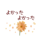 ▶︎花【お祝い専用】一生使えるおめでとう（個別スタンプ：16）