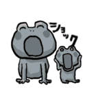 ブーゲンビリアのカエルスタンプ（個別スタンプ：15）