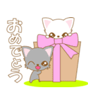 にゃんこ日和(白猫)-toYvu-（個別スタンプ：36）