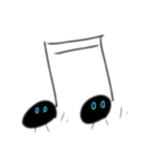 楽譜から逃げ出した音符（個別スタンプ：2）