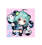 エイリアン可愛い課（個別スタンプ：8）