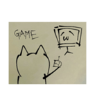 いま、なにまぅ？（個別スタンプ：3）