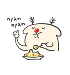 トナカイヌ（個別スタンプ：8）