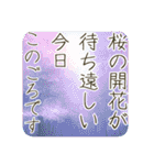 季語のある丁寧な挨拶（3～5月）（個別スタンプ：4）