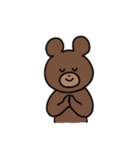 なんでもかぶりたがるクマ 2（個別スタンプ：26）