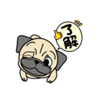 PUGといっしょ（個別スタンプ：22）