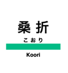 東北本線2(黒磯-名取)の駅名スタンプ（個別スタンプ：27）