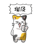 難読漢字と猫 その1（個別スタンプ：40）