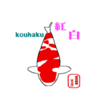 2023若鯉品評会 国魚編NO1（個別スタンプ：3）