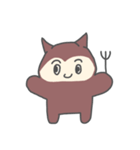 オタクっぽいデビルのデビちゃん（個別スタンプ：5）