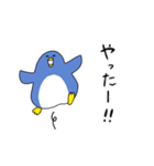 ペンギンくんとちょっと海の仲間スタンプ（個別スタンプ：1）