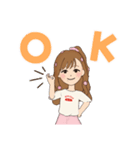 ♡女の子日常スタンプ♡（個別スタンプ：1）