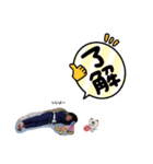 リラックマクマ（個別スタンプ：1）