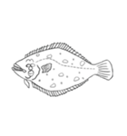 絵に書いた魚（個別スタンプ：7）