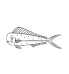 絵に書いた魚（個別スタンプ：11）
