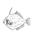 絵に書いた魚（個別スタンプ：15）