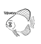 絵に書いた魚（個別スタンプ：21）