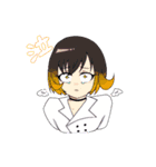 4人と人外の絵描き（個別スタンプ：13）