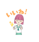 カンナムスタイル韓流女子（個別スタンプ：7）