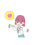 カンナムスタイル韓流女子（個別スタンプ：16）