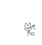 だるい！何もしたくない！うさぎさん（個別スタンプ：36）
