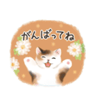 毎日・水彩タッチ☆猫たちのスタンプ（個別スタンプ：25）