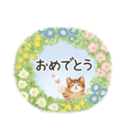 毎日・水彩タッチ☆猫たちのスタンプ（個別スタンプ：28）