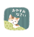 毎日・水彩タッチ☆猫たちのスタンプ（個別スタンプ：38）