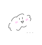 くもです。（個別スタンプ：4）